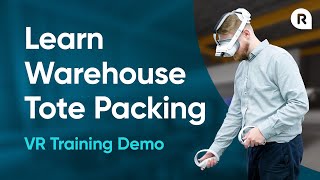 4 Minutes of Virtual Warehouse Packing | VR Training Demo