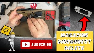 Ruger EC9S Magazine Disconnect Removal