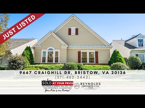 9667 Craighill Drive, Bristow, VA home video tour
