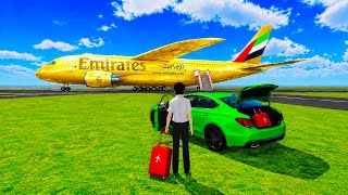 💛✈️ Golden Emirates Airport Luxury Parking Challenge | Supercar Airport Escape! 🔥🌍3d driving classes screenshot 2