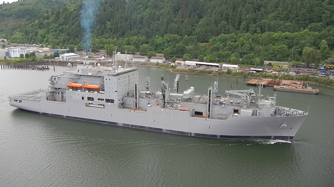 Departure Of The USNS Carl Brashear From The St Johns Bridge YouTube Departure Of The USNS Carl Brashear From The St Johns Bridge YouTube