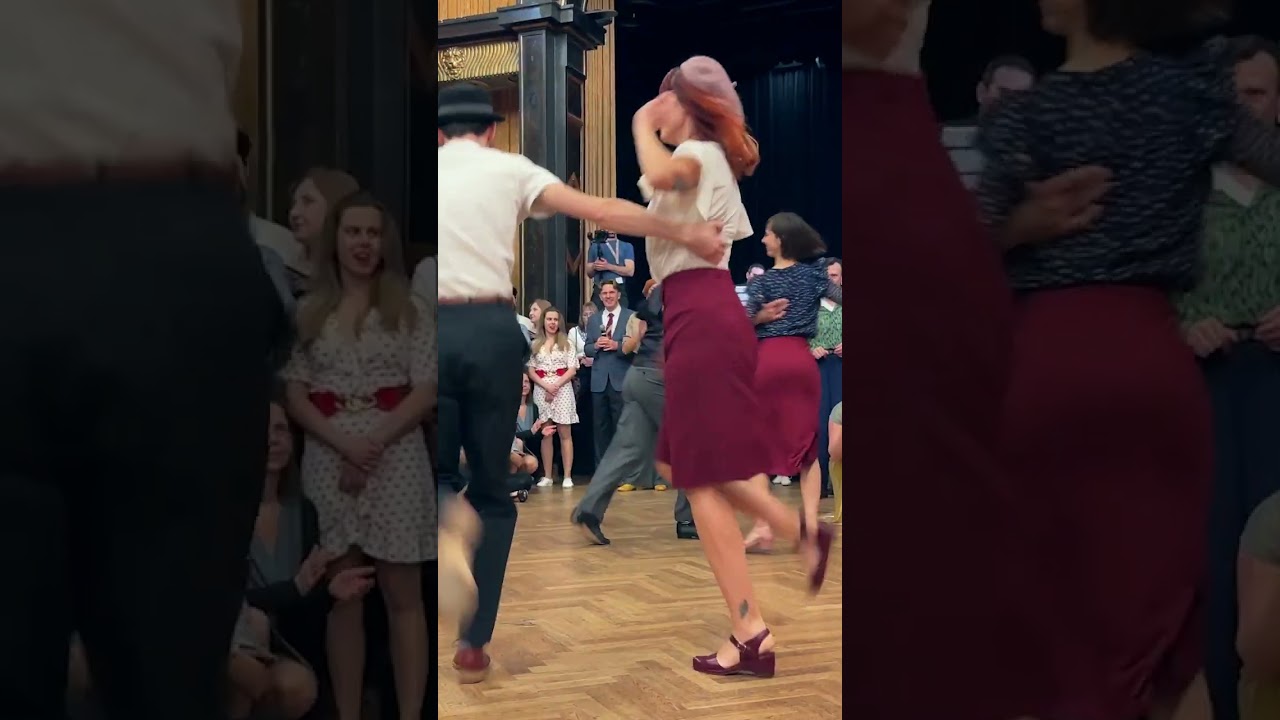 Rock That Swing 2023 Teachers Presentation - Domen (GER) and Gosia (POL) #Shorts #Swing #SocialSwing
