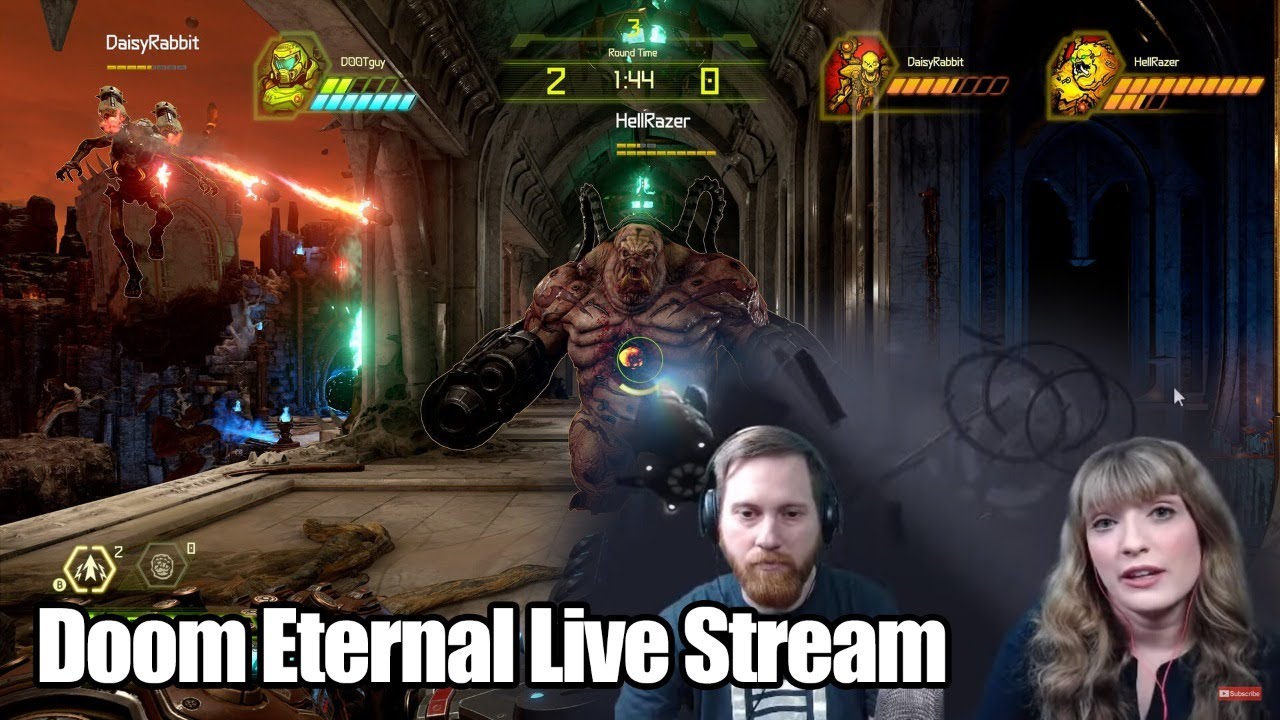 DOOM Eternal Live Gameplay: Punk Some Prowlers With Brittany And Chris! thumbnail