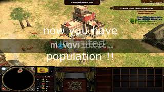 Age of empires 3 how to change population to unlimited population ! (easy and simple) screenshot 5