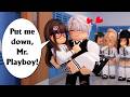 💕 The Playboy Fell for the Nerd Girl 1-4 | Story Roblox
