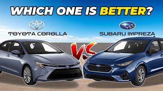 Athlete Statistics Toyota Corolla 2025 vs Subaru Impreza 2025 | COMPLETE Specs Comparison & BUYER'S VERDICT