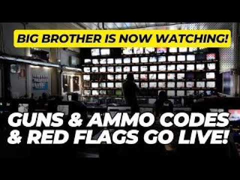 Big Brother IS OFFICIALLY WATCHING!  Guns & Ammo Codes & Red Flags Go LIVE!!