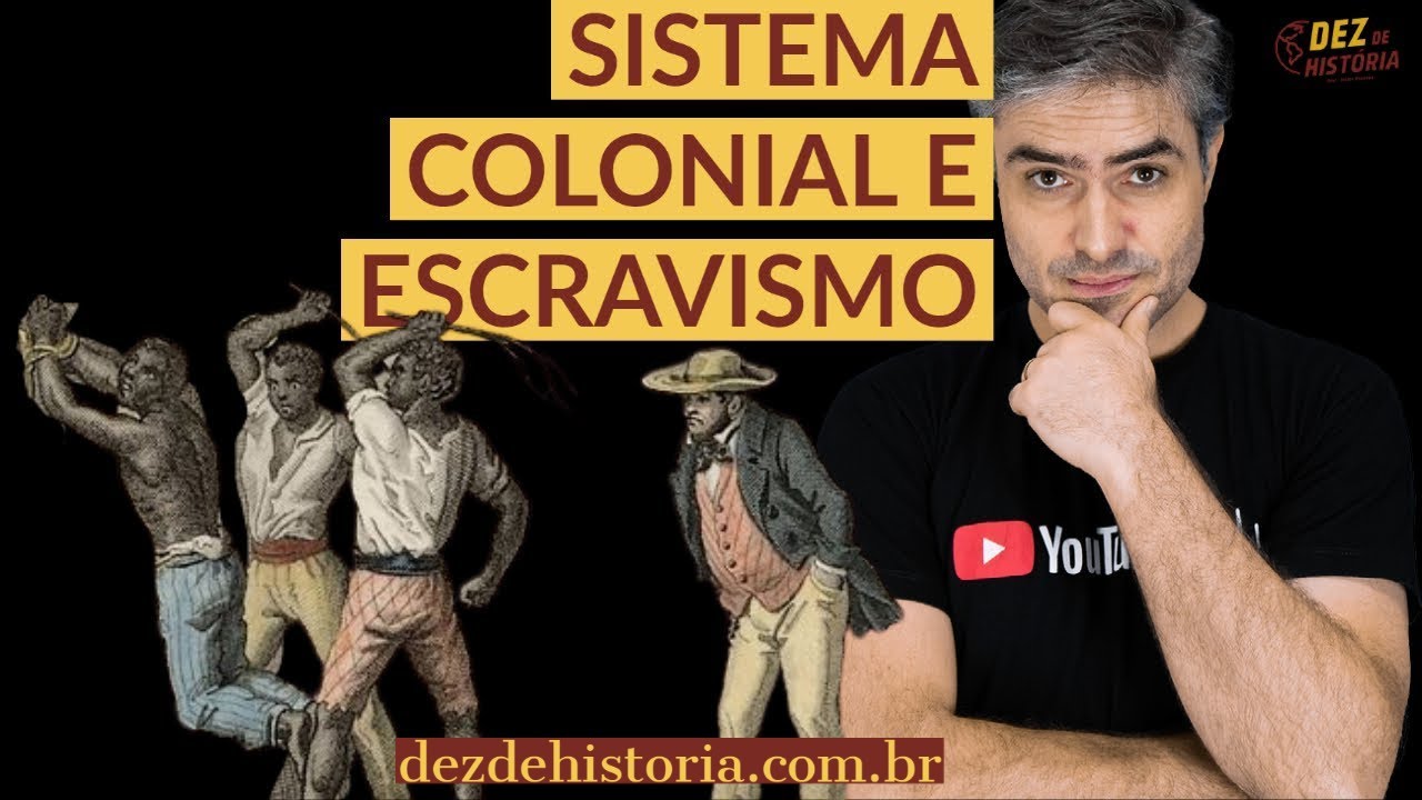 Aula de história sobre sistema colonial no Brasil. O sistema escravista para vestibular e ENEM