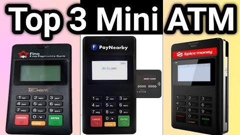 Top 3 Mini ATM Machine।Best MiNi ATM Machine।Top 3 Micro ATM Machine। Micro ATM।Mini ATM