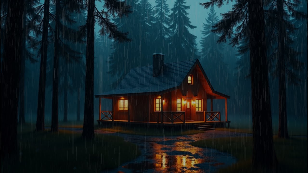 Heavy Rain To Sleep Immediately - ASMR, Rain Sounds For Relaxing Your Mind And Sleep Tonight