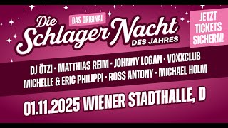Die Schlagernacht des Jahres Wien 2025