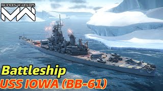 Modern Warships USS Iowa (BB-61) - New Battleship Gameplay screenshot 5