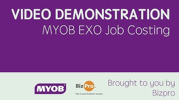 MYOB EXO Job Costing Demonstration by Stratus