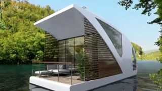 Modern Catamaran Houseboat