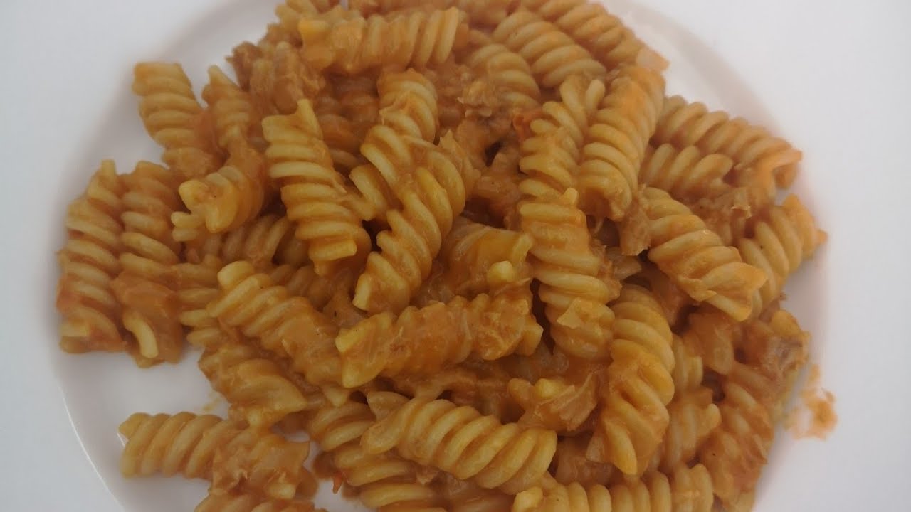 Fusilli con Tonno e pomodoro con Cookeo Moulinex
