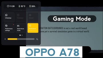 OPPO A78 Gaming Mode Enable For improve your Gaming