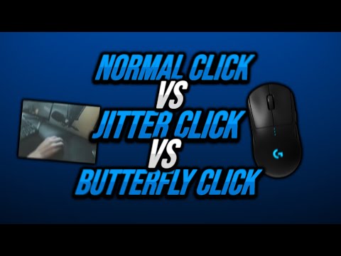 🖱️ normal click vs jitter click vs butterfly click! + handcam 📷 *asmr* [180fps]