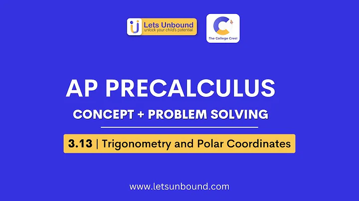 AP Precalculus | 3.13 | Trigonometry and Polar Coordinates #maths #testprep #apprecalc2025