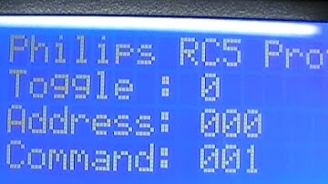 Single LED IR Transceiver circtuit (RC5 Philips protocol)