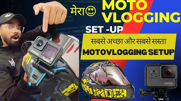 Best Moto Vlogging Helmet Setup | izi one action camera vlogging set up | Best Moto vlogging camera