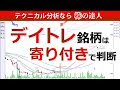 寄り付きから判断するデイトレの上昇しやすい特徴