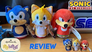 Hallmark Sonic itty bittys Plushies Review