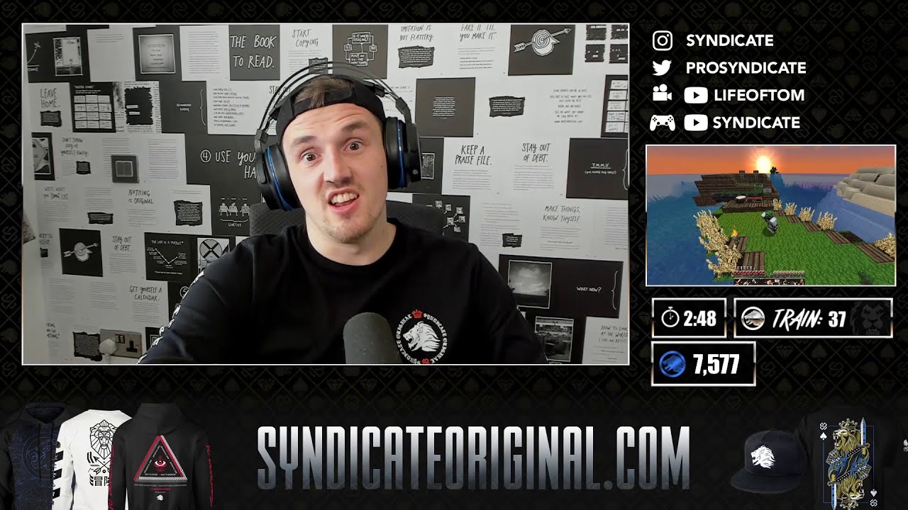Syndicate in MInecraft #1: Isolation Island - CaptainSparklez has ...