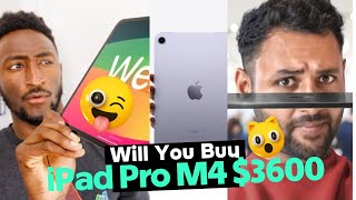 iPad Pro (M4) Decisions $3600 Will you buy  Marques Brownlee VS Mrwhosetheboss!!
