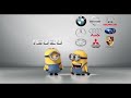 Minions fart Isuzu vs BMW / MercedesBenz / Toyota / Nissan / Audi / MMC / Honda / Subaru / Porsche