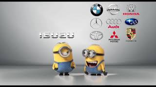 Minions fart Isuzu vs BMW / MercedesBenz / Toyota / Nissan / Audi / MMC / Honda / Subaru / Porsche