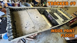 Painting the Inside and Installing the Floors | Tracker Jon Boat to Bass Boat