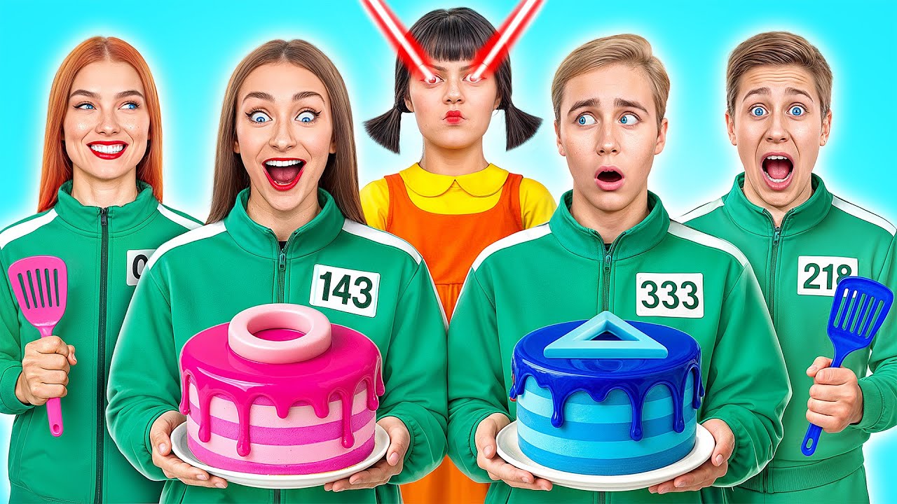 Кулинарный Челлендж в Игре в Кальмара 2 | Смешные Челленджи с Едой от Multi DO Challenge