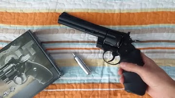 Colt Python 357 en 4.5mm, en polímero. Por Umarex