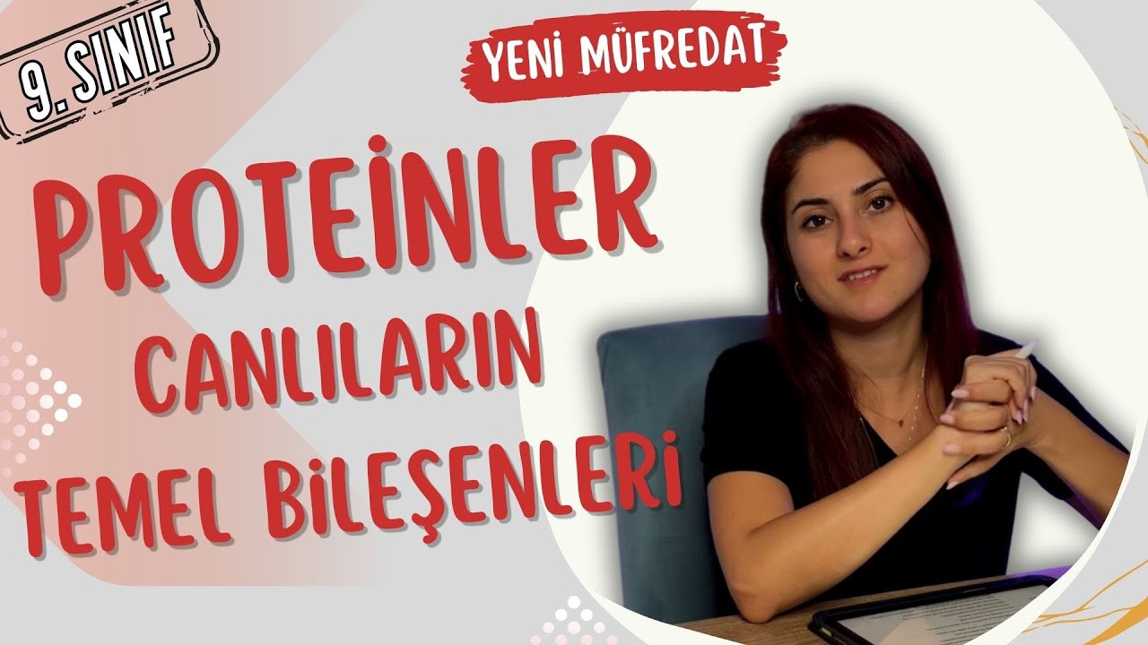 15) Proteinler | 9. Sınıf Biyoloji (Maarif Modeli - Yeni Müfredat) | TYT