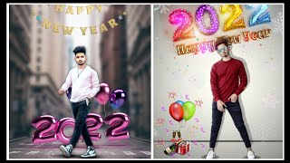 Happy New Year photo Editing|| New Year 2022 photo Editing in PicsArt_New year photo Editing 2022🔥 screenshot 5