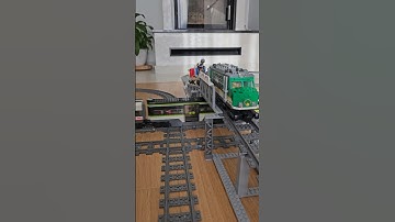 🚂 LEGO Trains in Action – Double Track with Bridge!