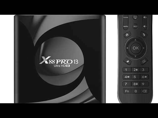 Compre X88 Pro 13 4GB+64GB 8K Ultra HD TV Box Mini Android 13.0