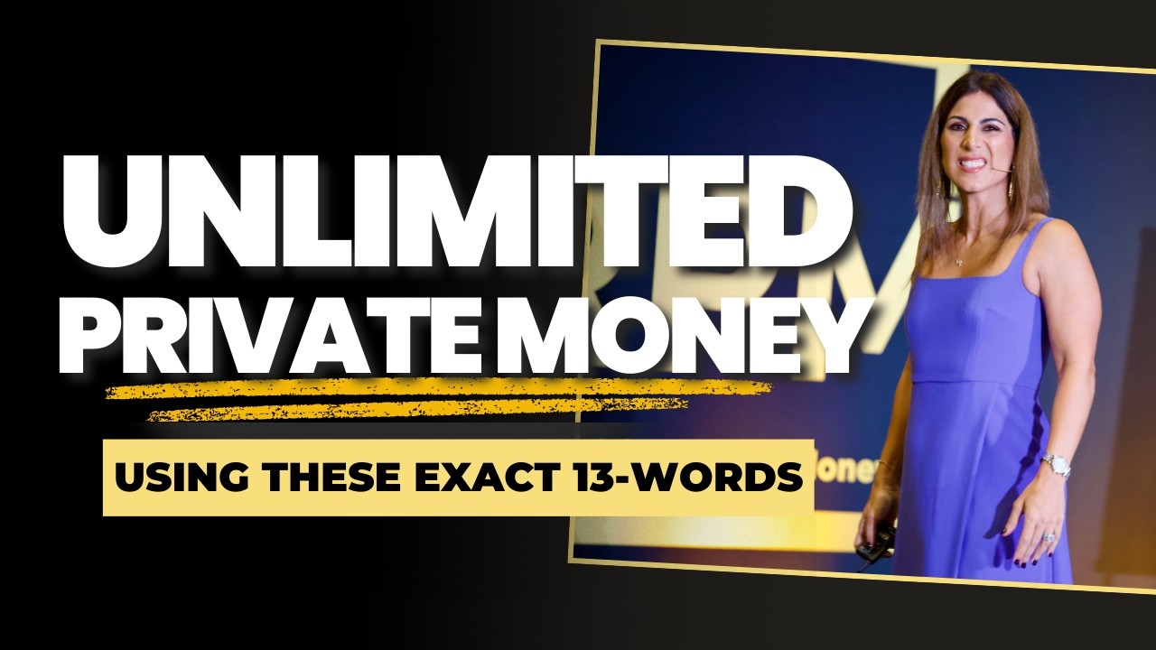 I Raised $40,000,000+ in Private Money Using 13 Words