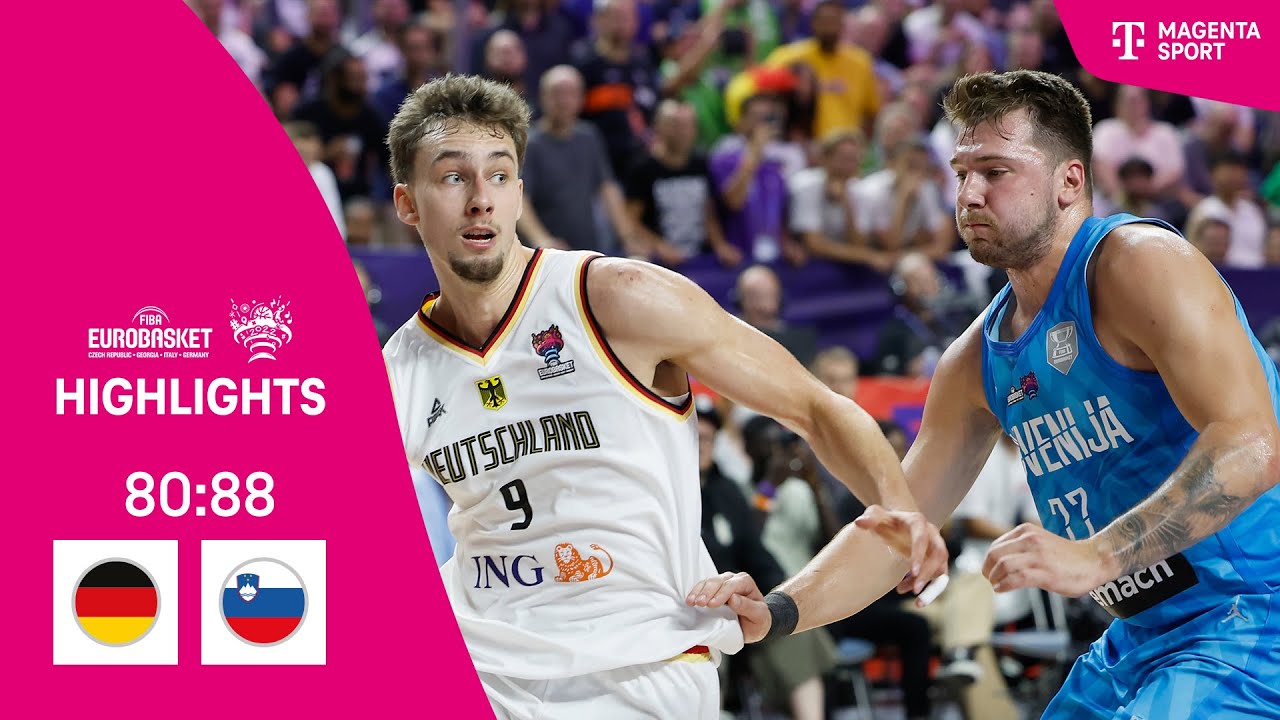 Deutschland - Slowenien Highlights FIBA EUROBASKET 2022