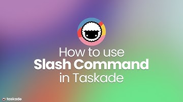 How to use Slash Command in Taskade? (Productivity Tips)