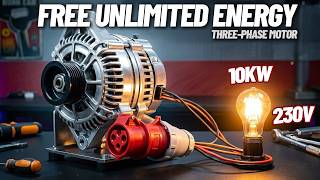 NEW FREE POWER GENERATOR 10kW 110V-230V - Single-Phase and Three-Phase