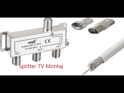 Video: Se poate defecta un splitter TV?