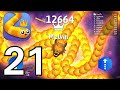 Snake.io-(Gameplay 21)-Increible LA SERPIENTE HOMBRE