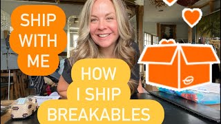 Ship With Me | How To Ship Breakables | Tips For Packaging Hard Goods | Reseller Shipping Tips