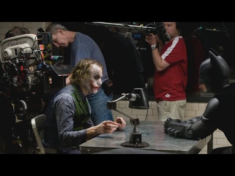 The Dark Knight - Heath Ledger Joker Behind The Scenes (Rare)