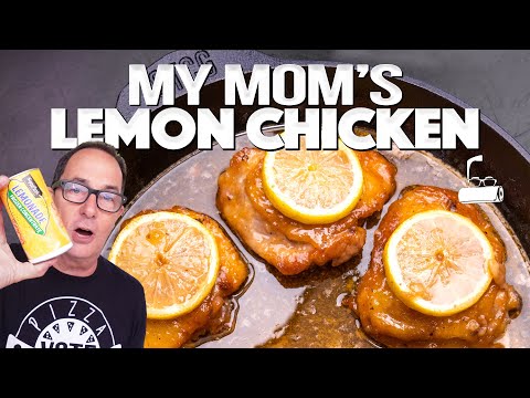 Baked lemon chicken with lemonade concentrate, from the video