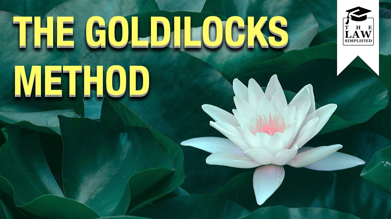 Goldilocks Method The Goldilocks Method - YouTube