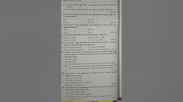 B.Sc Second Year Objective Questions Physics Paper one physical optics and Lasers part - 4
