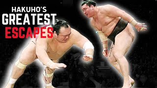 Hakuho Sho's Greatest Escapes