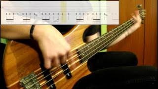 Metallica - For Whom The Bell Tolls (Bass Cover) (Play Along Tabs In Video)